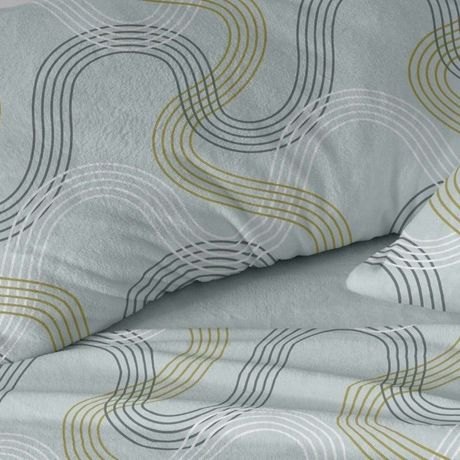 JUEGO SABANAS NACARINA 026 VERDE BURRITO BLANCO