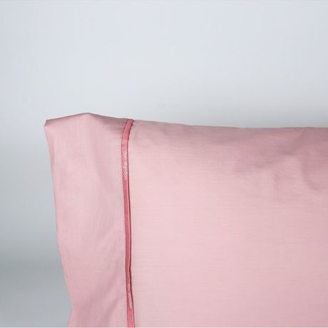 FUNDA DE ALMOHADA 100% ALGODÓN PERCAL 180 HILOS ROSA PALO DON ALGODON