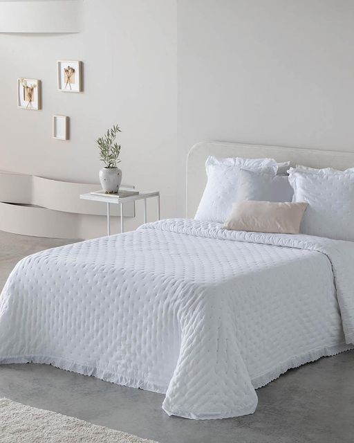 COLCHA BOUTI ADELIA BLANCO FUN&DECO