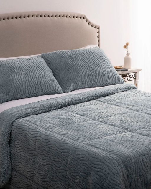 EDREDON JACQUARD CEDRIC AGUA MARINA KARAMELO