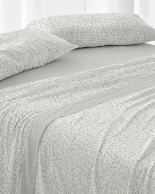 JUEGO DE SABANAS TELA 054 SALVIA BURRITO BLANCO