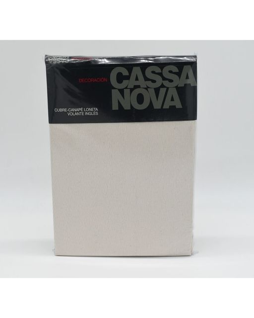 CUBRE CANAPE LONETA V. INGLES BLANCO CASSA NOVA