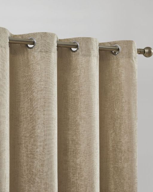 CORTINA CHENILLA JACQUARD CD-5356 BEIGE CAMALTEX