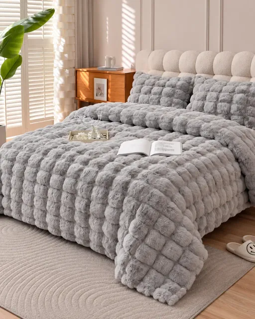 EDREDON RABBIT BURBUJAS GRIS DNA