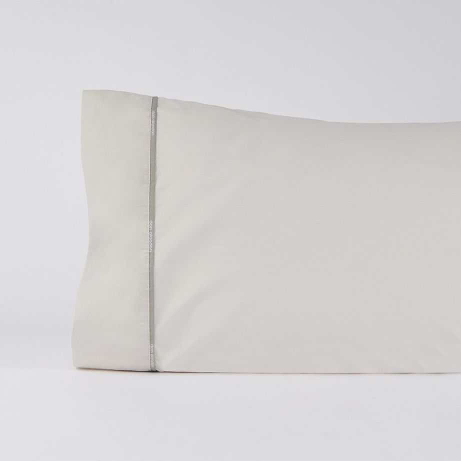 FUNDA DE ALMOHADA 100% ALGODÓN PERCAL 180 HILOS GRIS DON ALGODÓN