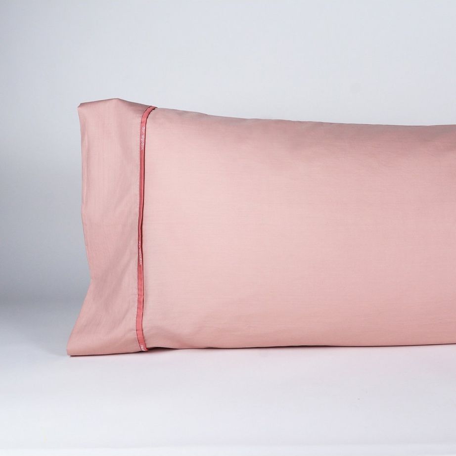 FUNDA DE ALMOHADA 100% ALGODÓN PERCAL 180 HILOS ROSA PALO DON ALGODON