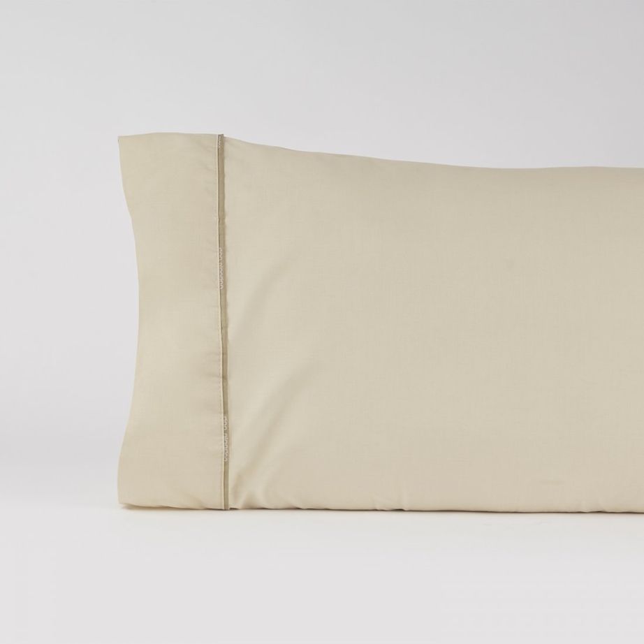 FUNDA DE ALMOHADA 100% ALGODÓN PERCAL 180 HILOS BEIGE DON ALGODÓN