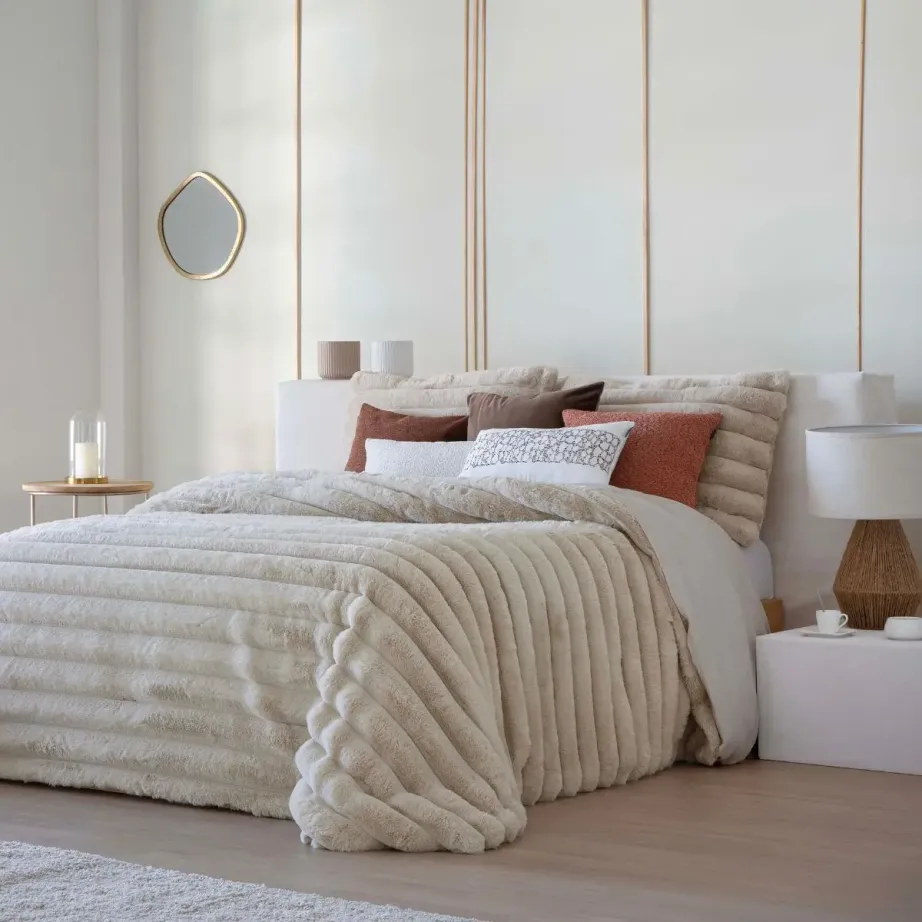 CONFORTER IM CEDRIC BEIGE FUN&DECO