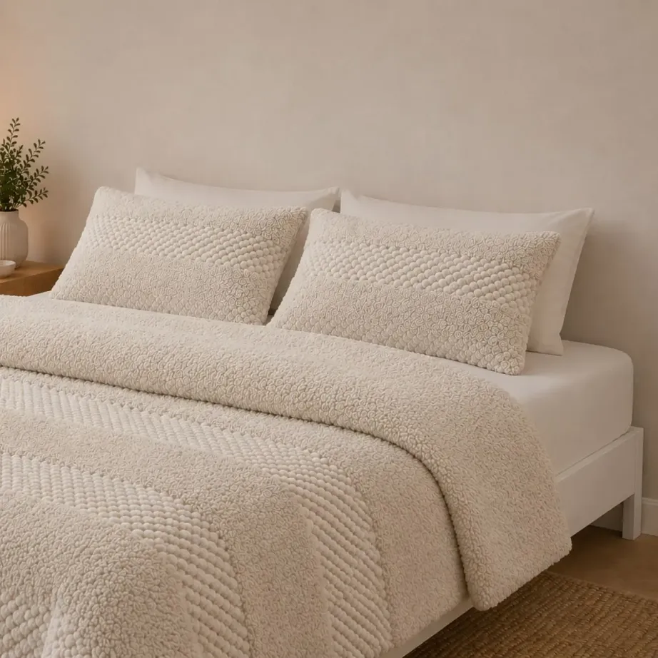 CONFORTER SHERPA TEIDE BEIGE TROVADOR