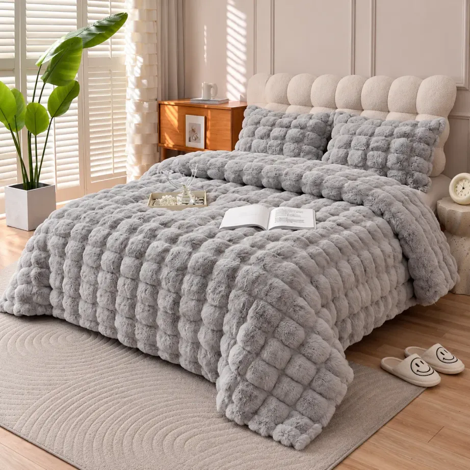 EDREDON RABBIT BURBUJAS GRIS DNA